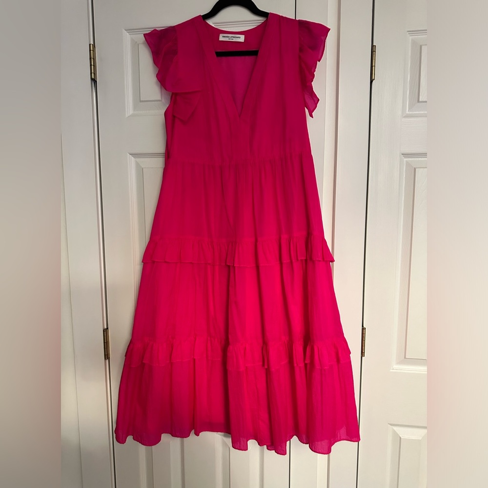 Bright pink dress